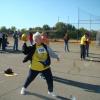 Dina King at Senior Games