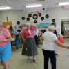 Nona Toth dancing at Archdale's 50's Party